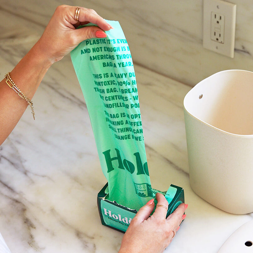 COMPOSTABLE SMALL SPACE KITCHEN BAGS
